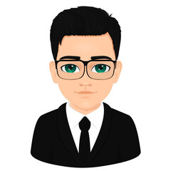 portrait portrait of young male student