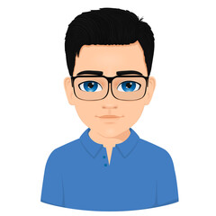 portrait portrait of young male student