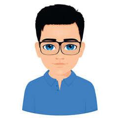 portrait portrait of young male student