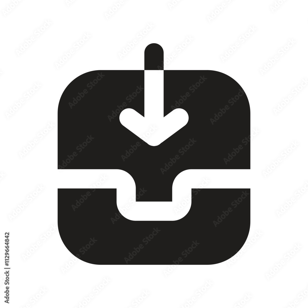 Poster the image shows a simplified pixel art representation of a classic computer mouse.