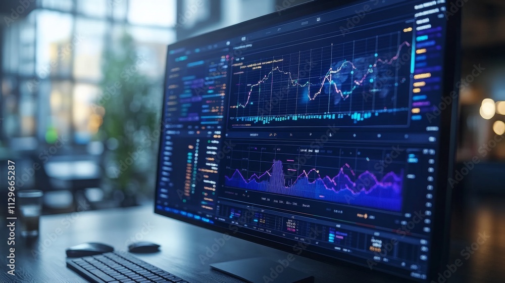 Poster advanced hyperautomation tools optimizing customer management in a modern office setting