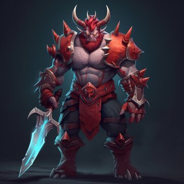 Stylized and Fantasy Hero Character - 3D Design - Dota2 Style