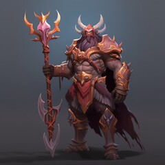 Stylized and Fantasy Hero Character - 3D Design - Dota2 Style