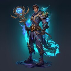 Stylized and Fantasy Hero Character - 3D Design - Dota2 Style