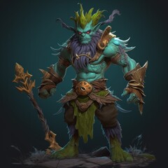 Stylized and Fantasy Hero Character - 3D Design - Dota2 Style