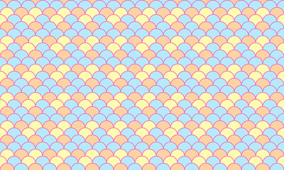 Decoration fancy as wavy repetition. Decor contrast at japan cartoon. Textured wrapping paper by neutral fashion.