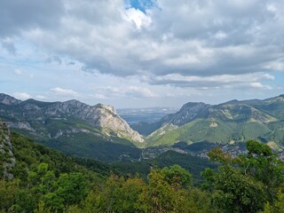 landscape with clouds