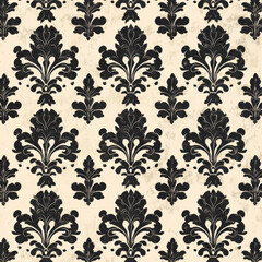 victorian, repeating wallpaper pattern