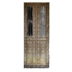 Rusty and Weathered Cemetery Door Texture