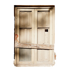 Rusty and Weathered Cemetery Door Texture