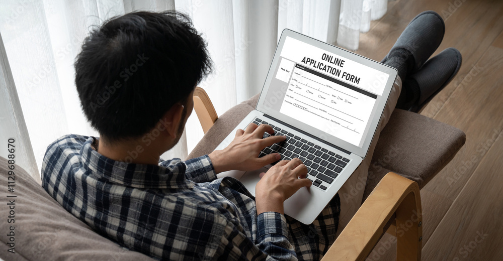 Poster online application form for modish registration on the internet website