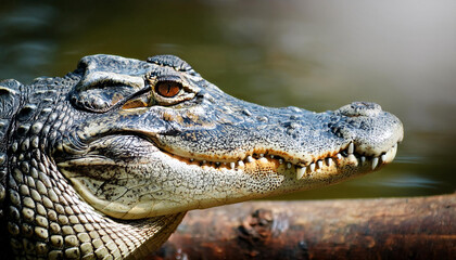 Close-Up of a Crocodile