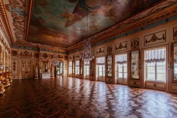 Interior of The Mansion Kuskovo, former Sheremetev estate in Moscow, Russia - Jan 10, 2024