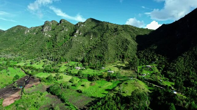Colombia travel - Landscape in the Colombian mountains
