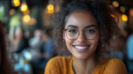 Engaging virtual training session with participants in a lively cafe environment