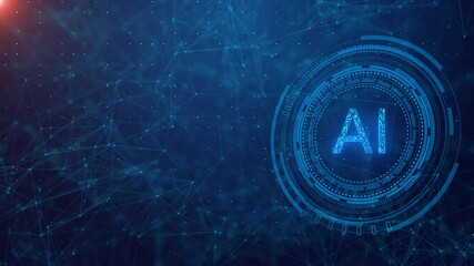 Digital technology AI 3D Big Data, business integration advanced technology graphs, business data, market trends, driving decisions innovative solutions. Digital brain circuit machine deep learning,