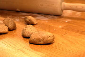 Gingerbread cookies. Diy concept. Preparations for Christmas.