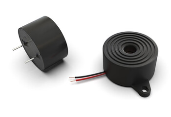 Piezoelectric buzzer.