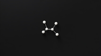 A minimalist representation of the periodic table, with a few element blocks connected by lines. Simplified periodic table design.