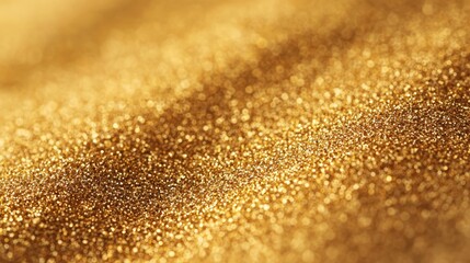 Shimmering Golden Glitter Background for Creative Projects