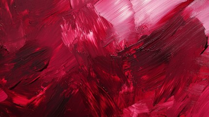 Fototapeta premium Rich red and burgundy tones with abstract brushstrokes, creating a dynamic and sophisticated backdrop for business or luxury branding
