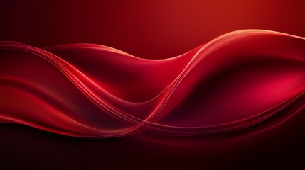 Rich red gradient with smooth curves and soft highlights, conveying a sense of luxury and stability