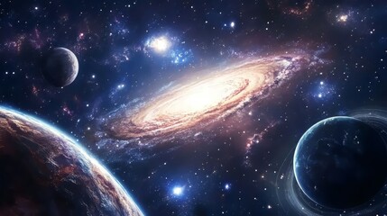 Obraz premium Milky way galaxy with stars and space in the universe background at thailand. space background. Ultra realistic. Photorealistic