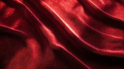 Rich red velvet texture with soft lighting effects, exuding warmth and sophistication