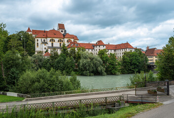 The Fussen Town Museum, housed in part of the former St. Mang Monastery. It shows exhibitions on the history of the city, the monastery and lute and violin making