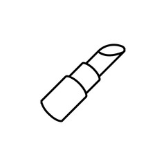 lipstick icon Flat symbol set outline