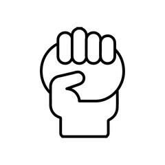 squeeze icon Flat symbol set outline