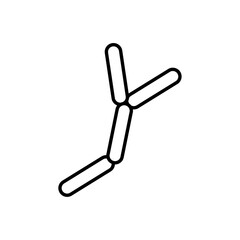 yeast icon Flat symbol set outline