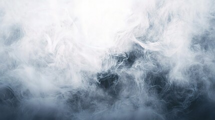 Abstract White Smoke Background for Looping Video and Design Use