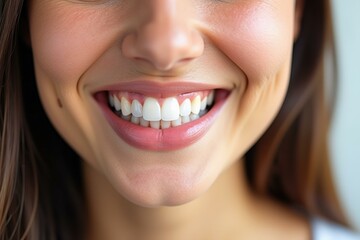 Fototapeta premium Radiant Smile: Brighten Your Day with a Perfectly White Smile