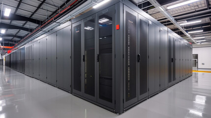 Data Center: A controlled, secure space where servers, data storage, and communication equipment are stored, maintaining optimal conditions for operations and security.
