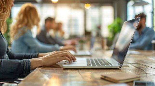 Remote Work Hub: A flexible workspace for remote employees, offering high-speed internet, meeting rooms, and collaborative areas for productive work.
