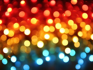 Fototapeta premium Abstract Colorful Bokeh Lights Background Image