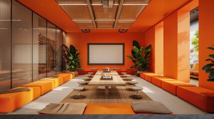 Staff Room: A space for employees to relax, share meals, and interact, encouraging a supportive atmosphere and enhancing the sense of community in the workplace.
