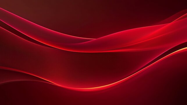 Deep red gradient with soft lighting effects and smooth curves, evoking a sense of sophistication and stability