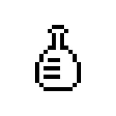 Obraz premium liquid chemical fluid container pixel art