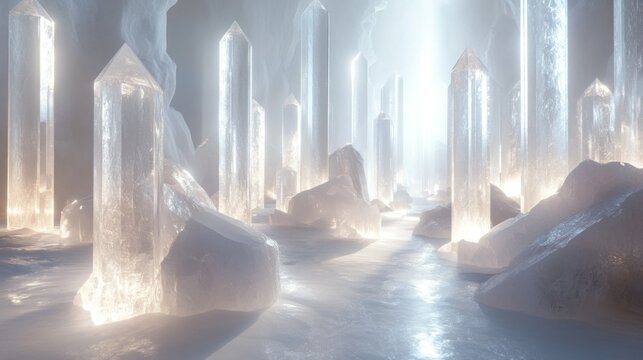 Crystal Cave: A Magical World of Light and Ice