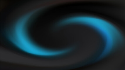 Abstract Swirling Dark Blue and Black Vortex Background Design