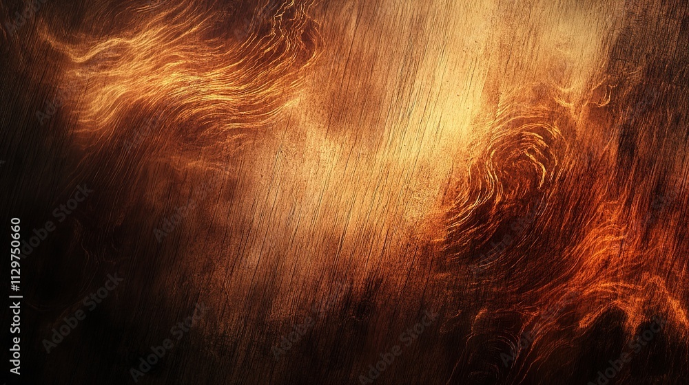 Poster warm textured wooden background with abstract patterns and tones