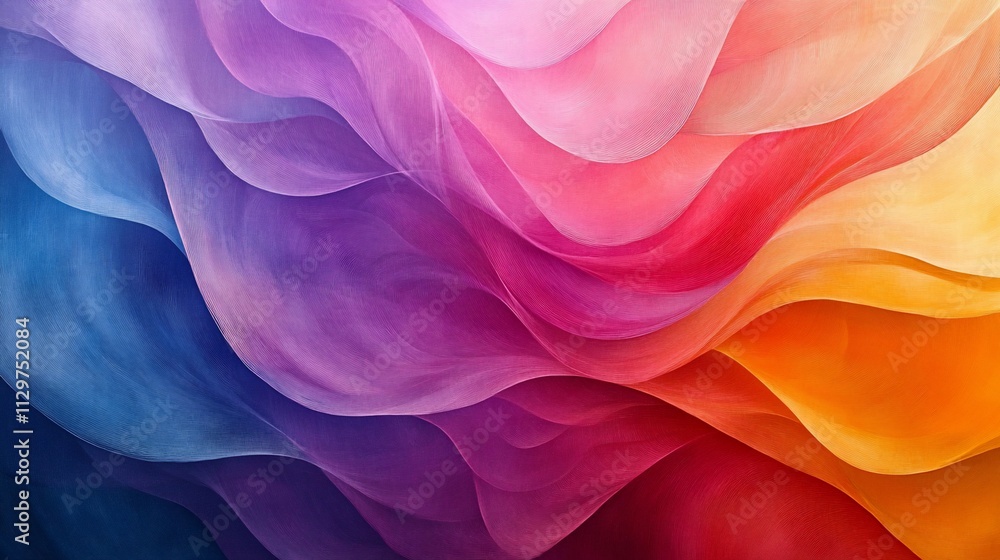 Poster abstract colorful wave pattern background.