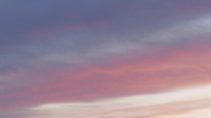 Tokyo,Japan - December 11, 2024: Moving eautiful clouds at dawn 
