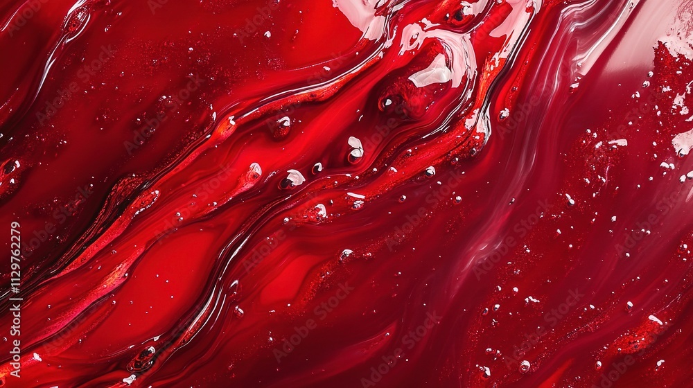 Poster dynamic red abstract fluid background for creative projects