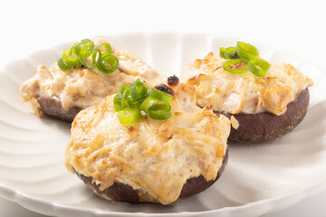 椎茸　ツナマヨ焼き