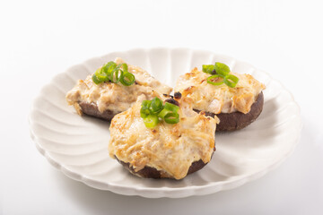 椎茸　ツナマヨ焼き