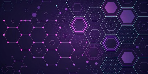 Colorful abstract background with different geometric patterns