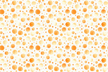watercolor orange and beige polka dots pattern wallpaper